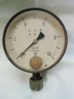 画像1: 圧力計　「暖房管」　１０Kg/ｃｍ2　