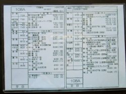 画像1: 新幹線車掌時刻表  東京第二運輸所　　１０８A　(のぞみ 　１０８号) 　東京行　行路番号　M1６０７　新大阪ー東京  Ｈ２９，３，４改正