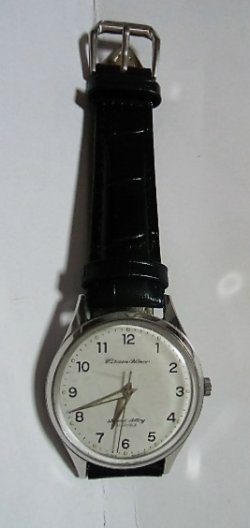 画像1: 手巻き腕時計　シチズンホーマー21石　国鉄（　昭５０　門鉄　１４４)　文字盤・白色　稼働品