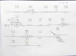 画像8: 線路図表　芸備線・因美線・三江線・木次線・境線　（昭和６２年４月現在）