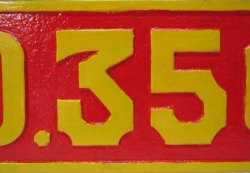 画像3: 八幡製鉄所　構内専用　３５ｔディーゼル機関車　ナンバープレート「Ｄ３５０」