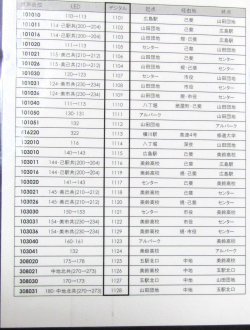 画像2: 広電バス・運転時刻表　　山田団地　５２－１０（日祝日）運番　2021年1月24日改正