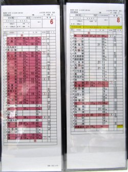 画像4: 運転士携行時刻表　（行路揃い）（特急リレーかもめ）　博多運転区　3組　47行路(1)〜(10)止　ケース入り4枚