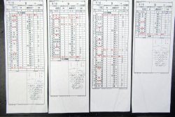 画像1: 門司機関区  EL１組 ９仕業 （行路揃い） 北九州ターミナル〜福岡ターミナル〜鳥栖　 2018/08/13改正  ケースなし