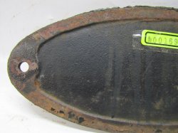 画像5: 製造銘板　「車　日本車輛　昭和５１年」