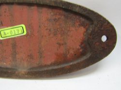 画像8: 車籍銘板　「車籍　日本国有鉄道」