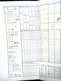 画像2: 箱根登山鉄道　列車運行図表　2012年3月19日改正　