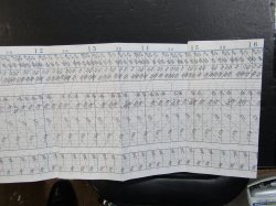 画像7: 箱根登山鉄道　列車運行図表　2012年3月19日改正　