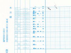 画像8: JR西・列車運行図表　「伯備線・境線・木津線・山口線」　　平成20年3月15日改正