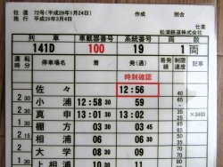 画像1: 松浦鉄道　「１４１D列車」 　施行；平成29年3月4日  