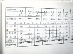 画像17: 列車運転時刻表　西日本旅客鉄道　広島支社 (平成１９年３月１８日改正）