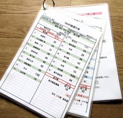 画像1: JRバス九州　福岡支店 　平日　７６A行路運行表　 ２０２４，４，１改正　ソフトケース　3枚入り