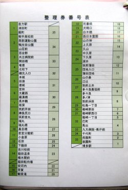 画像7: JR九州バス　　博多支店　土日祝　７７A　行路運行表　 ２０２４，８，１改正　ソフトケース　３枚入り