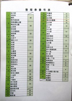 画像7: JR九州バス　　博多支店　土日祝　７６A　行路運行表　 ２０２４，８，１改正　ソフトケース　３枚入り