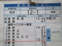 画像3: 西肥バス　東部営業所（嬉野車庫）　（平日）１２－１勤務　