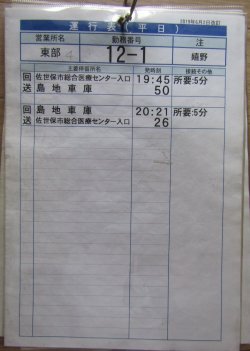 画像6: 西肥バス　東部営業所（嬉野車庫）　（平日）１２－１勤務　