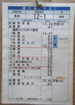 画像2: 西肥バス　東部営業所（嬉野車庫）　（平日）１２－１勤務　