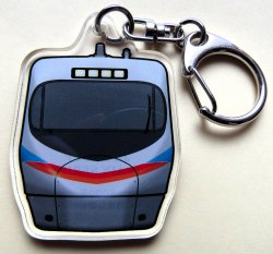 画像1: JRグループ車両シリーズ　アクリルキーホルダー　「No3　8000系　特急しおかぜ」