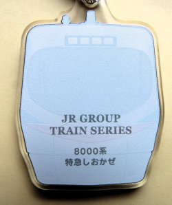 画像2: JRグループ車両シリーズ　アクリルキーホルダー　「No3　8000系　特急しおかぜ」