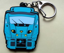 画像1: ８８３系　1次車ソニック　ラバーキーホルダー