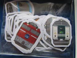 画像2: なつかしの京阪神発　夜行列車シリーズ　フレークシール
