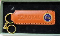画像2: 寝台特急「北斗星」乗車記念革製キーホルダー　１２ROYAL