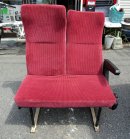画像: 観光バス2人用座席（脚付き）入荷