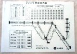 画像: 西鉄北九州線・筑豊電鉄路線案内図　（昭和５９年１０月現在）