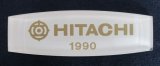 画像: 車内銘板 (新幹線)  「HITACHI 1990」