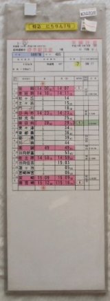 画像: 特急 「にちりん ７号」  ４８５系  延岡ー南宮崎  宮崎運輸センター  １組 １２行路 (8) 