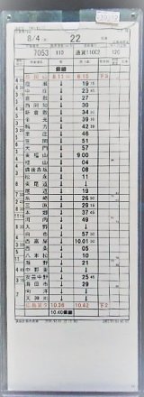 画像: 広島機関区　EL2組　22仕業　（２）（西岡山　〜　広島貨タ）　施行日；２００５，８，４