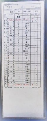 画像: 広島機関区　EL2組　31仕業　（広島タ　〜　幡生）　ケース入り1枚　施行日；２００５，７，２７