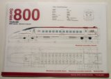 画像: クリアファイル 「 ８００系 新幹線 つばめ  設計図面」