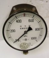 画像: 圧力計　「制御空気ダメ」　１０００kpa　（ＥＦ６６－２２号機）取り換え品