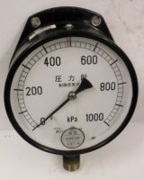 画像: 圧力計　「制御空気ダメ」　１０００kpa