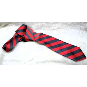 画像: JR九州　赤縞柄ネクタイ　未使用