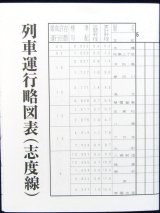 画像: 琴平電鉄　列車運行略図表（志度線）