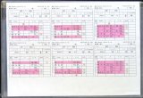 画像: 九州新幹線　部分開業時（鹿児島中央〜新八代）の運転士携行時刻表　「1組　６行路」平成17年10月1日改正