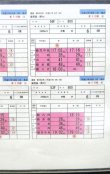 画像3: 九州新幹線　部分開業時（鹿児島中央〜新八代）の運転士携行時刻表　「変　５行路」平成17年10月1日改正