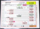 画像: 広電バス・運転時刻表　　山田団地　５２－８（日祝日）運番　2021年1月24日改正