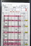 画像5: SL人吉　ラストラン運転士記念運転士時刻表　「博多〜熊本」　ケース入り