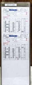 画像2: 直方運輸センター　休日・平日　３組　60行路　１〜１１止　揃い　ケース入り４枚