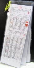 画像1: 運転時携行時刻表　博多運転区　３組変　４８－１行路　（１〜７止）  ケース3枚　行路揃い ２０２２年3月13日改正 　