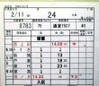 画像5: 篠ノ井派出 「２組 　変　２４仕業 」 2004,10,16改正 行路揃い ケース入り1枚