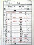 画像3: 篠ノ井派出 「２組 　変　２４仕業 」 2004,10,16改正 行路揃い ケース入り1枚