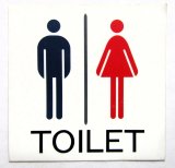 画像: ステッカー「TOILET」