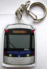 画像: 熊本市電　アクリルキーホルダー  No７　「０８０１号」 