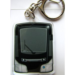 画像: 熊本市電　アクリルキーホルダー   No１０　「２４０１号」   サイズ；３，８ｃｍｘ５，８ｃｍ