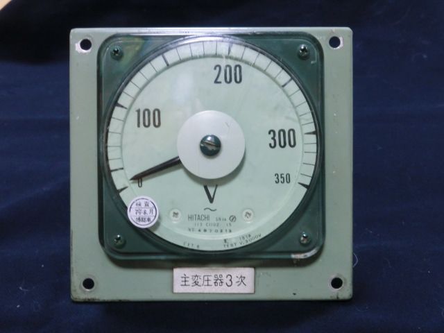 【西武101系】【鉄道部品】【希少品】電車の電圧計