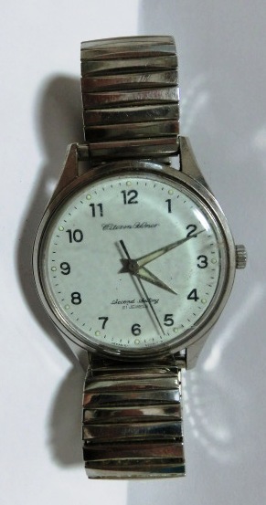 画像1: 手巻き腕時計ベルト付き　シチズンホーマー「昭和４６年　門鉄　Ｎｏ３１３」文字盤・白色